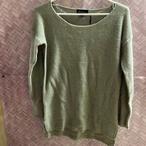 Seductions grey  long knitted sweater. Size XS- extra small​​​